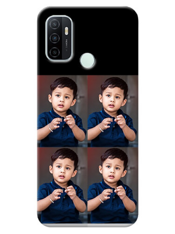 Custom Oppo A33 2020 4 Image Holder on Mobile Cover