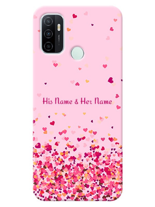 Custom Oppo A33 2020 Phone Back Covers: Floating Hearts Design