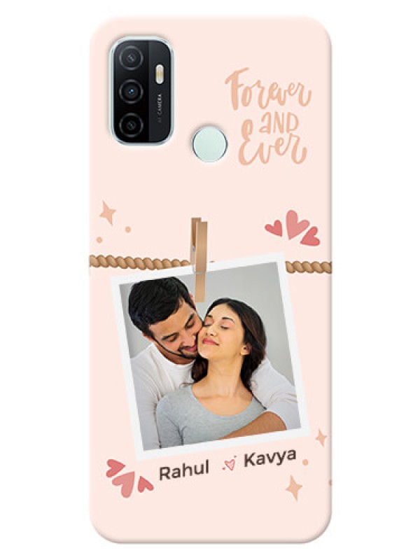 Custom Oppo A33 2020 Phone Back Covers: Forever and ever love Design