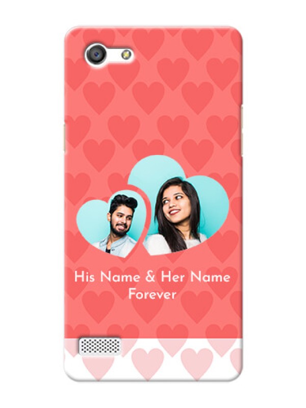 Custom Oppo A33 Couples Picture Upload Mobile Cover Design