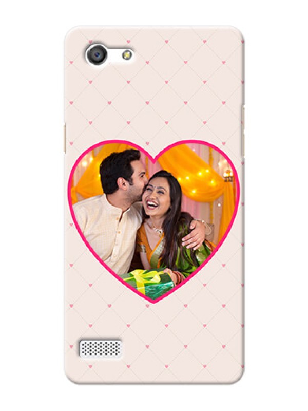 Custom Oppo A33 Love Symbol Picture Upload Mobile Case Design