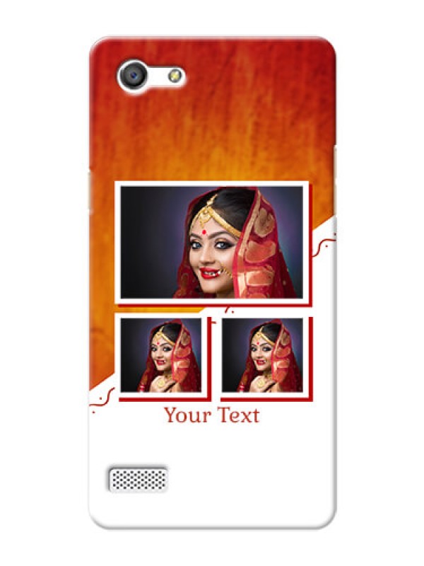 Custom Oppo A33 Wedding Memories Mobile Cover Design