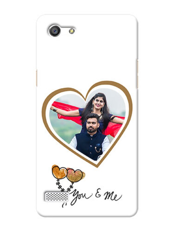 Custom Oppo A33 You And Me Mobile Back Case Design