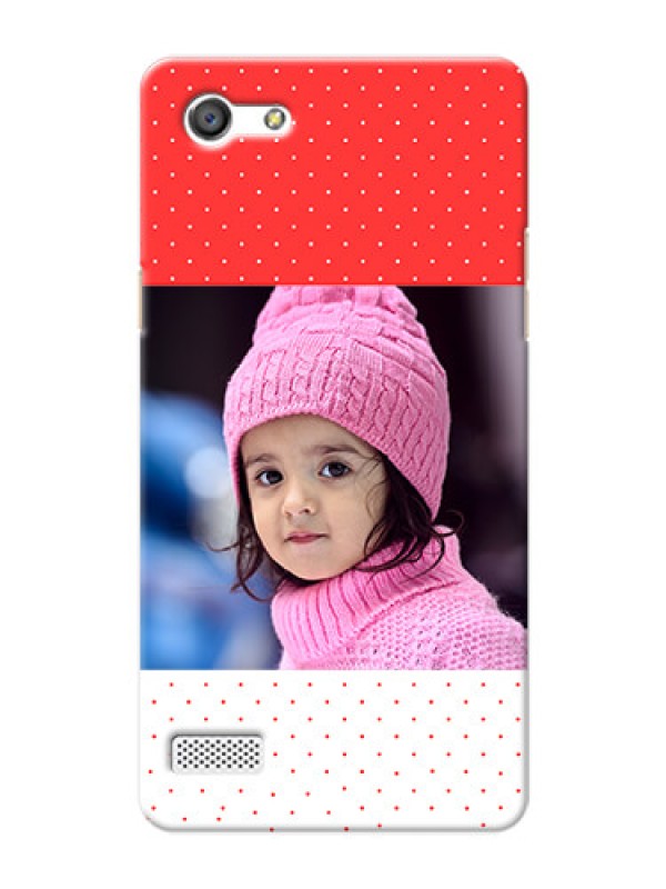 Custom Oppo A33 Red Pattern Mobile Case Design