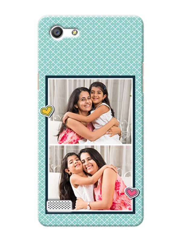 Custom Oppo A33 2 image holder with pattern Design