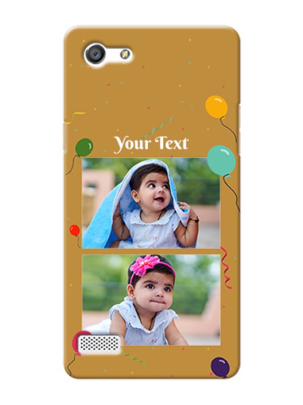 Custom Oppo A33 2 image holder with birthday celebrations Design