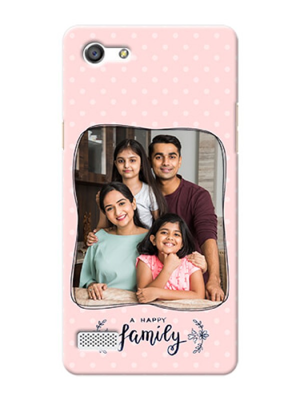 Custom Oppo A33 A happy family with polka dots Design