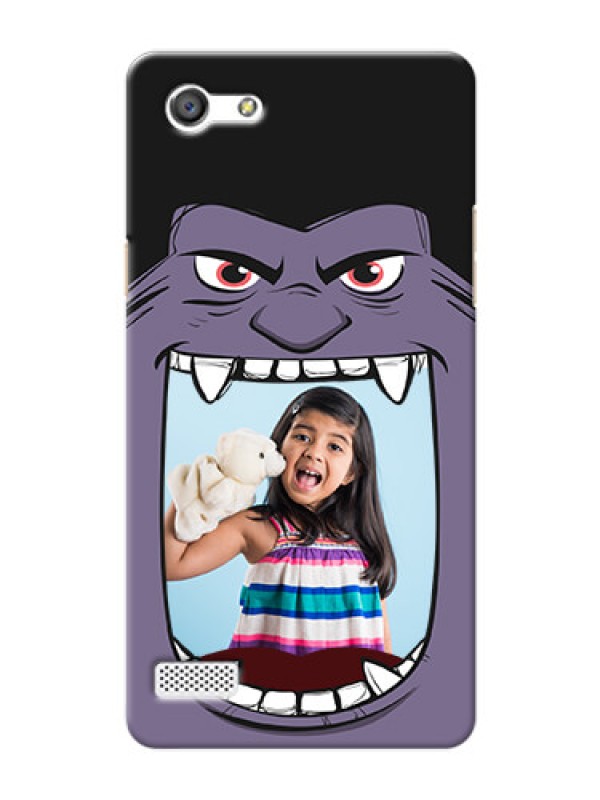 Custom Oppo A33 angry monster backcase Design