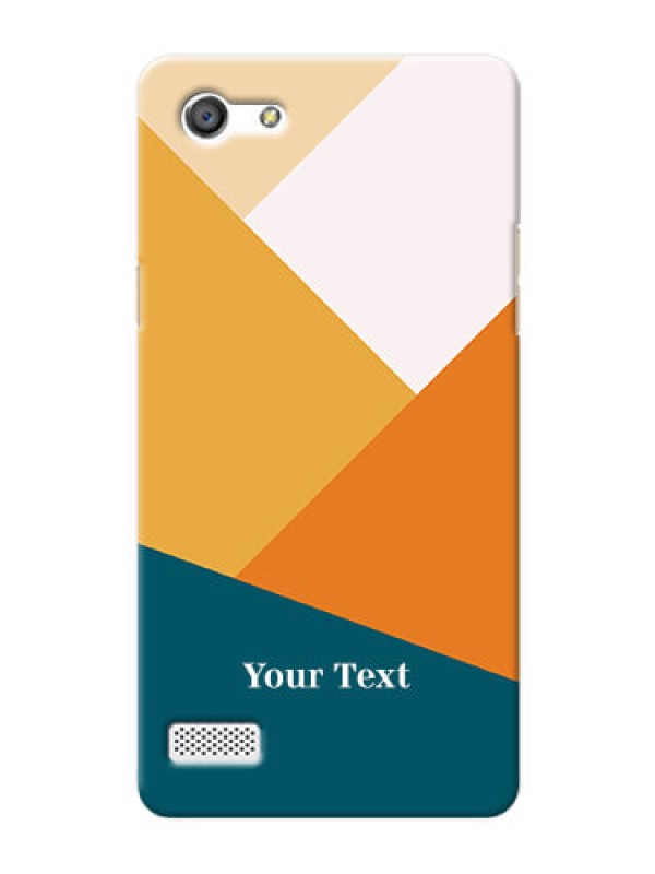 Custom Oppo A33 Custom Phone Cases: Stacked Multi-colour Design