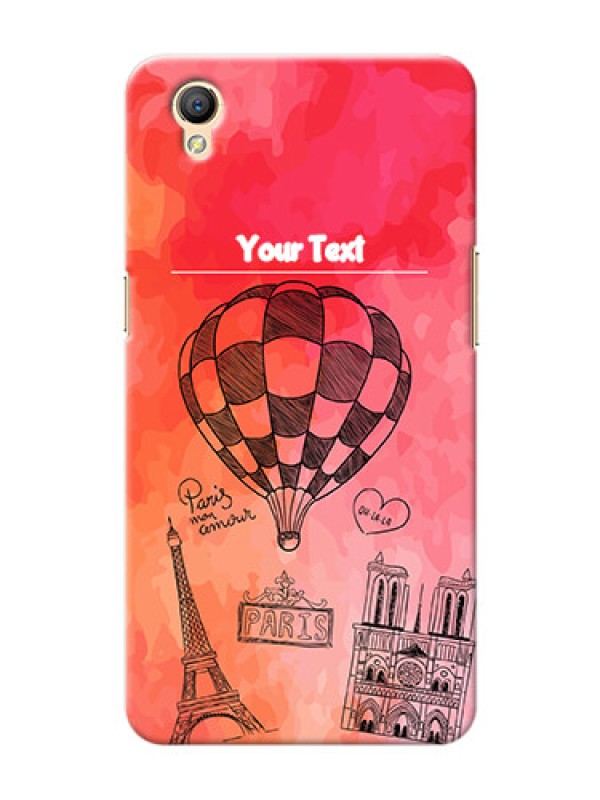 Custom Oppo A37 abstract painting with paris theme Design