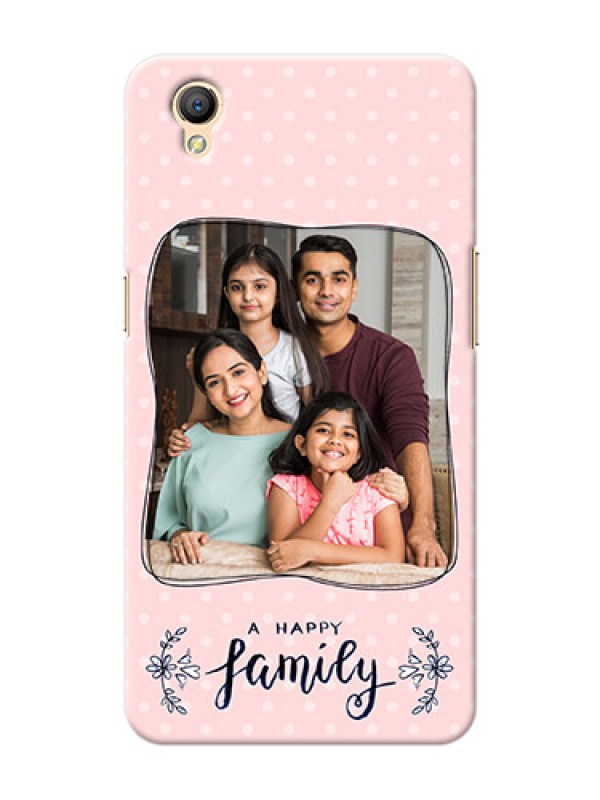 Custom Oppo A37 A happy family with polka dots Design