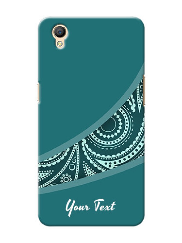 Custom Oppo A37 Custom Phone Covers: semi visible floral Design