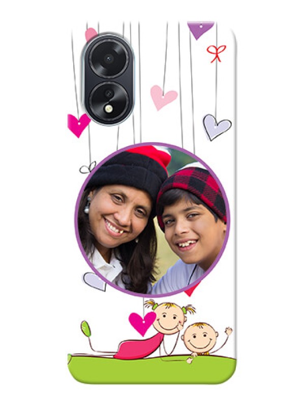 Custom Oppo A38 Mobile Cases: Cute Kids Phone Case Design
