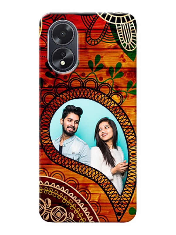 Custom Oppo A38 custom mobile cases: Abstract Colorful Design