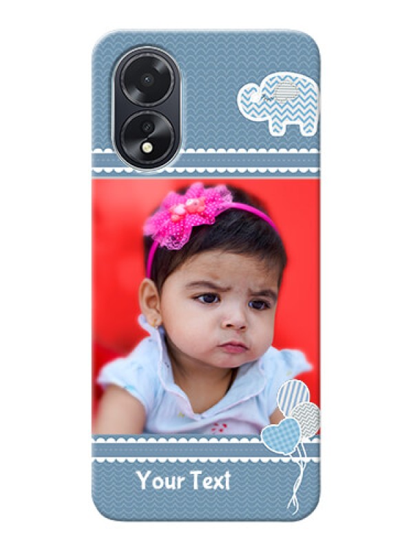 Custom Oppo A38 Custom Phone Covers with Kids Pattern Design