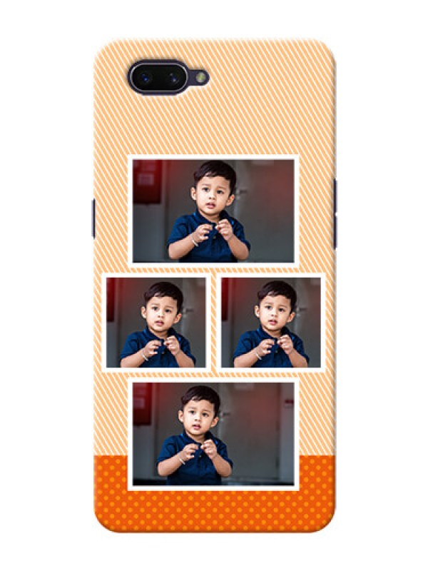 Custom OPPO A3s Mobile Back Covers: Bulk Photos Upload Design