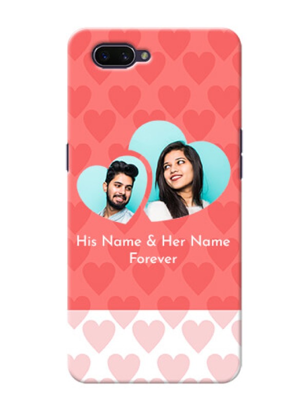 Custom OPPO A3s personalized phone covers: Couple Pic Upload Design