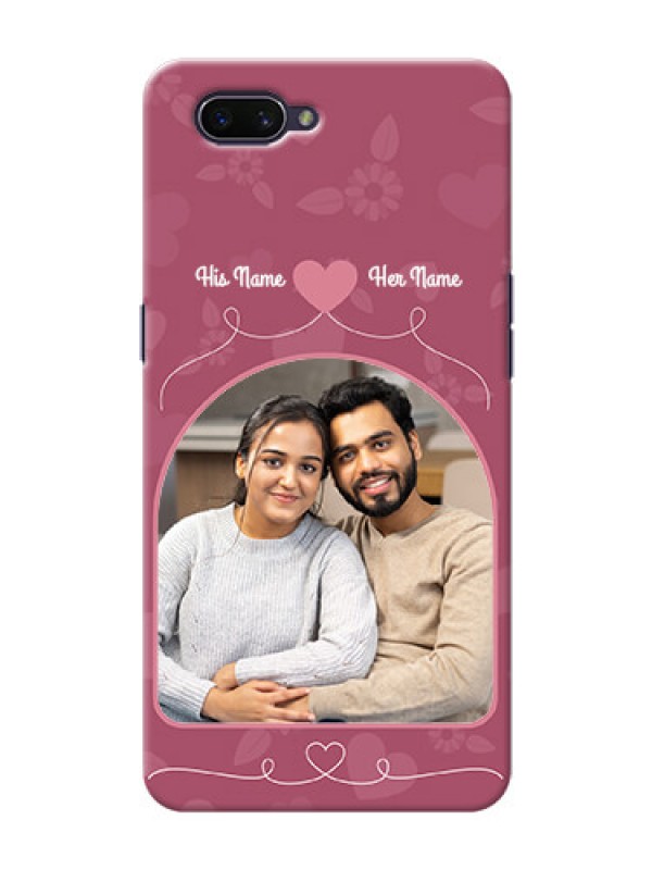 Custom OPPO A3s mobile phone covers: Love Floral Design