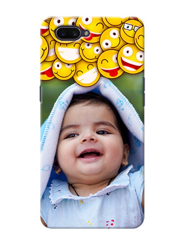 Custom OPPO A3s Custom Phone Cases with Smiley Emoji Design