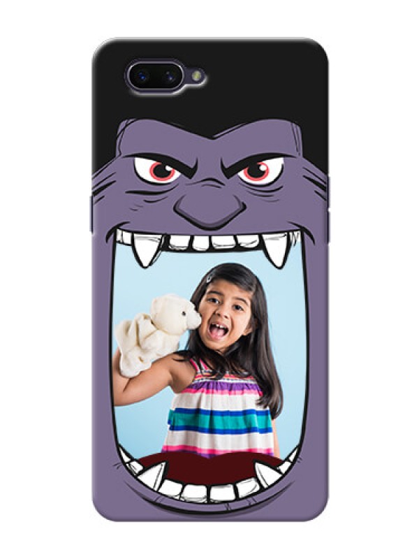 Custom OPPO A3s Personalised Phone Covers: Angry Monster Design