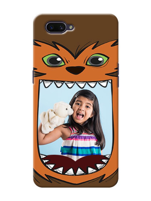 Custom OPPO A3s Phone Covers: Owl Monster Back Case Design