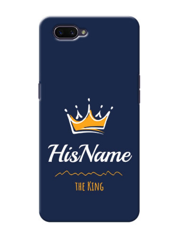 Custom Oppo A3S King Phone Case with Name