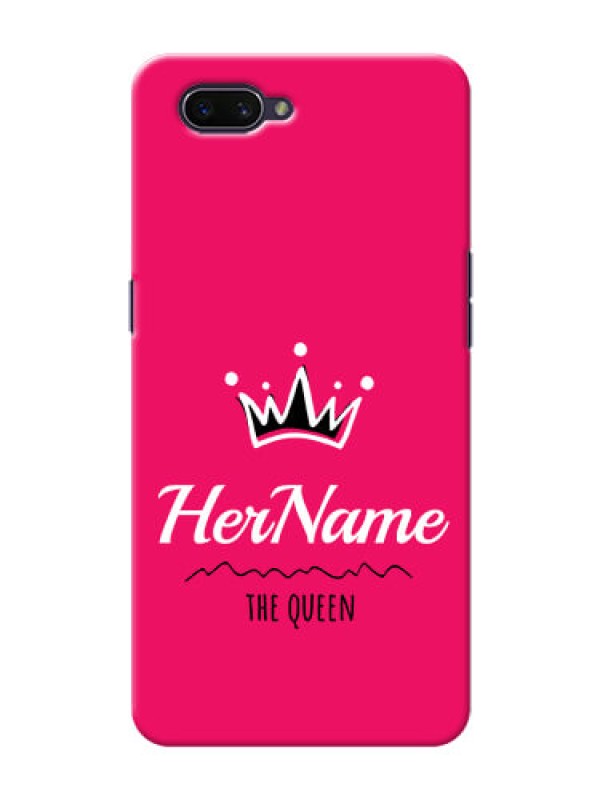 Custom Oppo A3S Queen Phone Case with Name