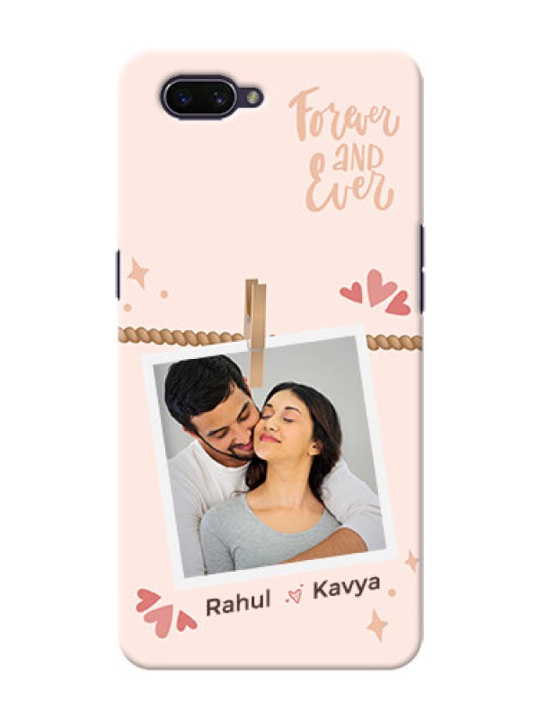 Custom Oppo A3S Phone Back Covers: Forever and ever love Design
