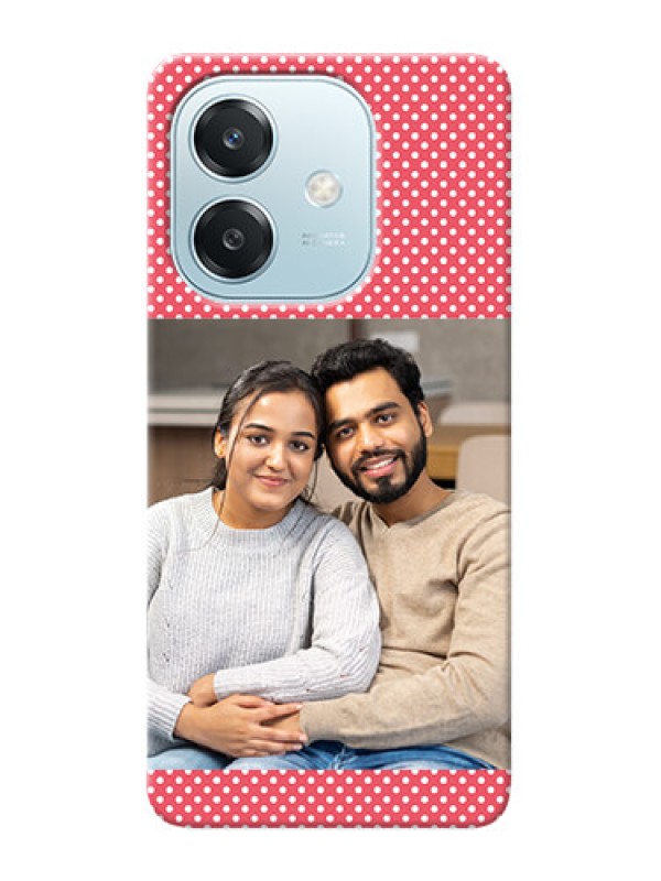 Custom Oppo A3x 5G Custom Mobile Case with White Dotted Design