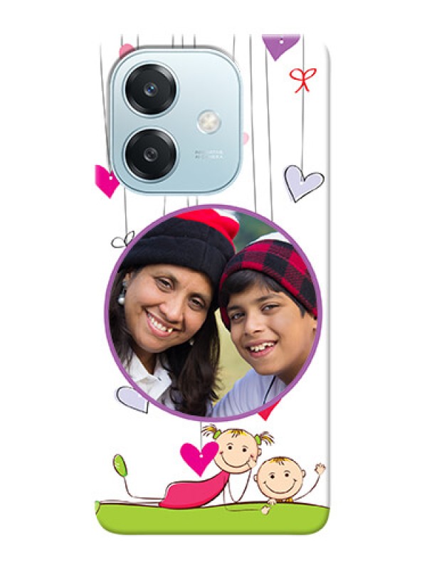 Custom Oppo A3x 5G Mobile Cases: Cute Kids Phone Case Design