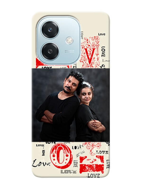 Custom Oppo A3x 5G mobile cases online: Trendy Love Design Case