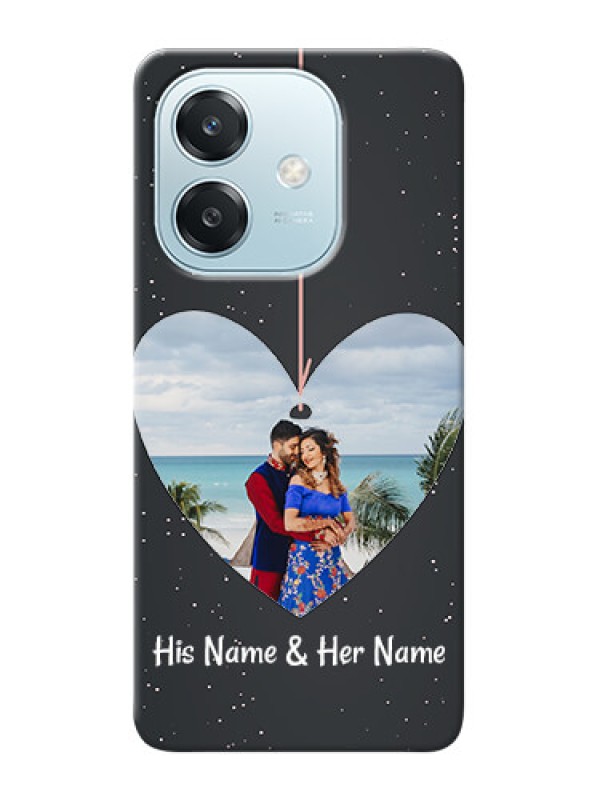 Custom Oppo A3x 5G custom phone cases: Hanging Heart Design