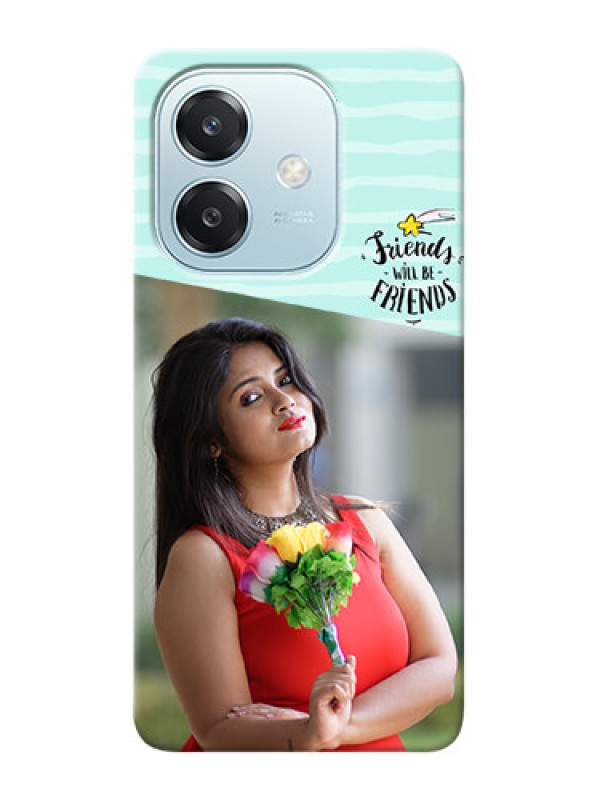 Custom Oppo A3x 5G Mobile Back Covers: Friends Picture Icon Design