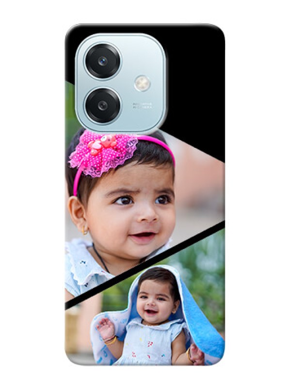 Custom Oppo A3x 5G mobile back covers online: Semi Cut Design