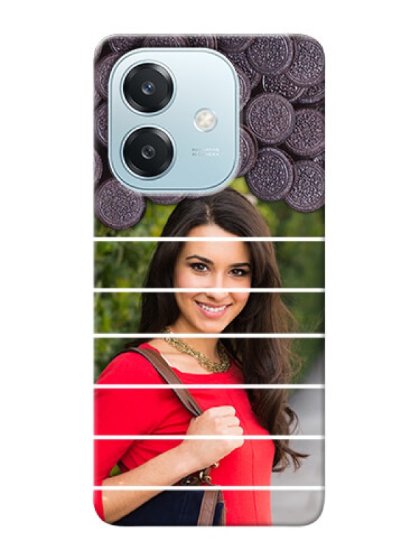 Custom Oppo A3x 5G Custom Mobile Covers with Oreo Biscuit Design