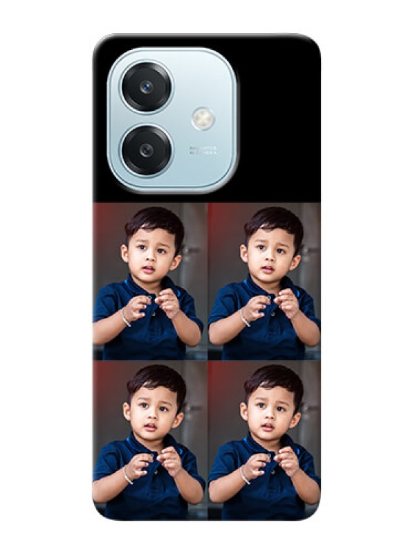 Custom Oppo A3x 5G 4 Image Holder on Mobile Cover