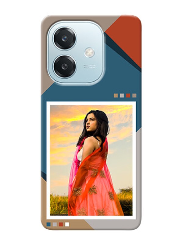 Custom Oppo A3x 5G Personalized Phone Case with Retro color pallet Design