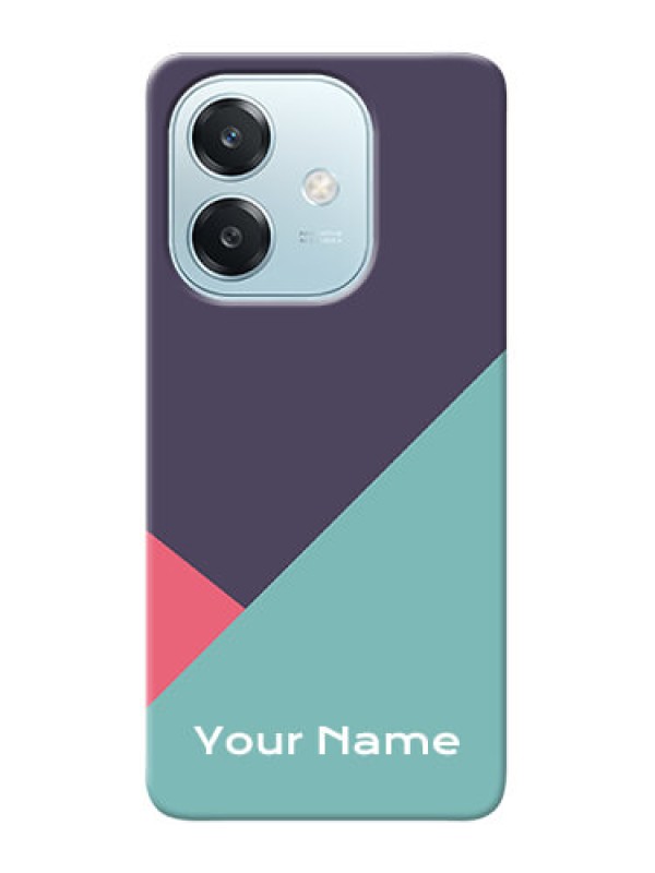 Custom Oppo A3x 5G Custom Mobile Case with Tri Color abstract Design