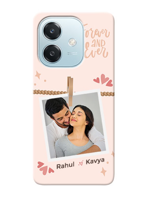 Custom Oppo A3x 5G Custom Phone Case with Forever and ever love Design