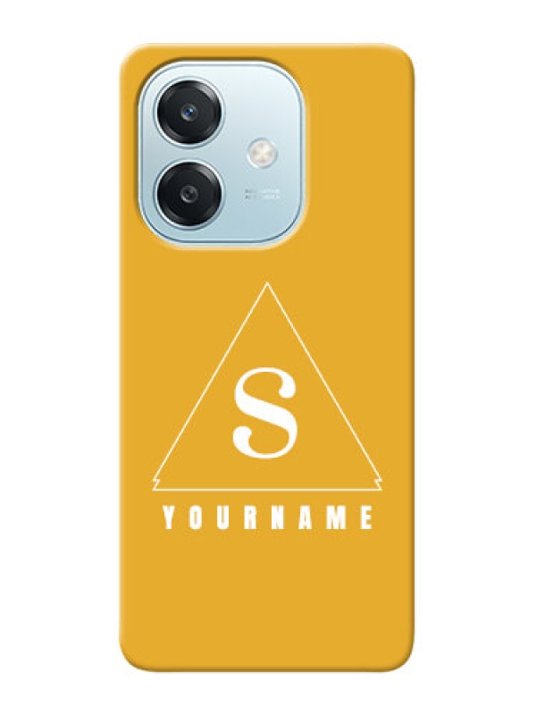 Custom Oppo A3x 5G Personalized Phone Case with simple triangle Design