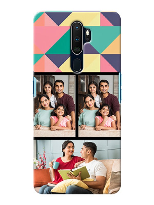 Custom Oppo A5 2020 personalised phone covers: Bulk Pic Upload Design