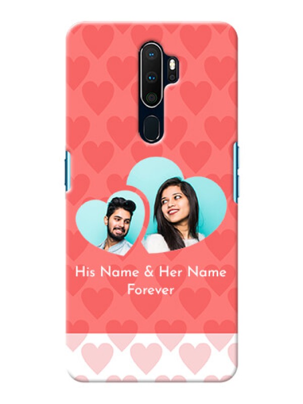 Custom Oppo A5 2020 personalized phone covers: Couple Pic Upload Design