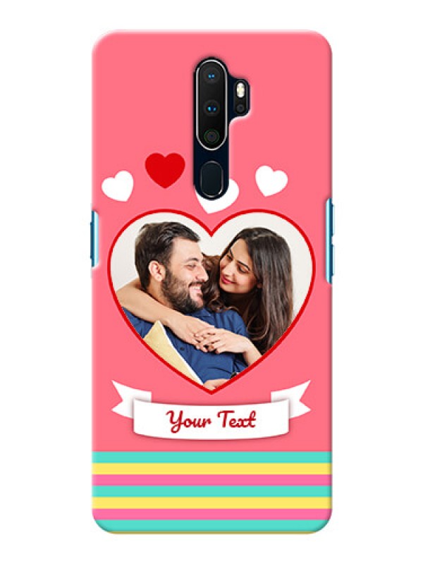 Custom Oppo A5 2020 Personalised mobile covers: Love Doodle Design