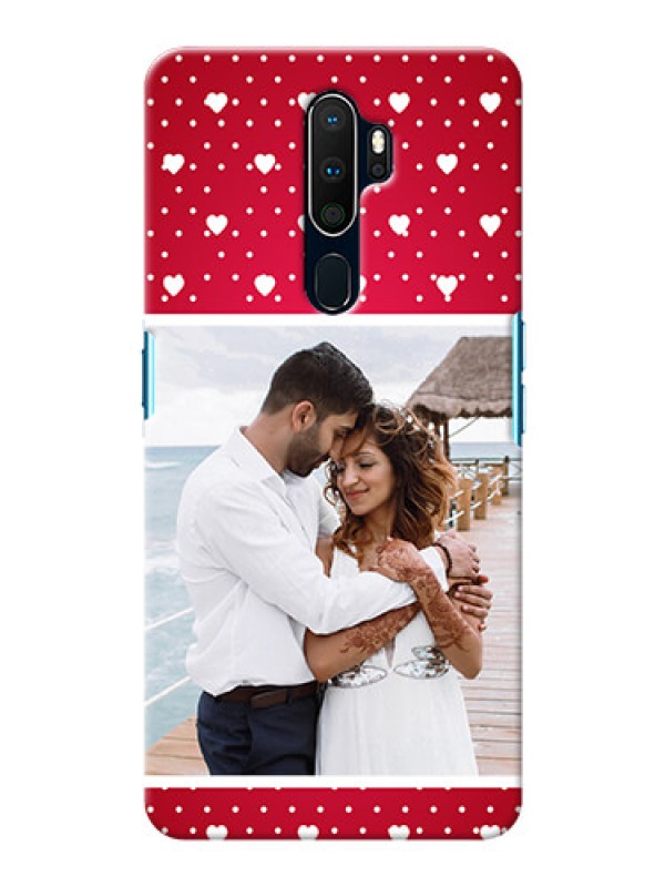 Custom Oppo A5 2020 custom back covers: Hearts Mobile Case Design