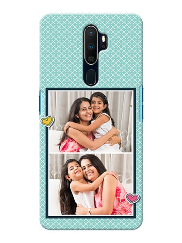 Custom Oppo A5 2020 Custom Phone Cases: 2 Image Holder with Pattern Design