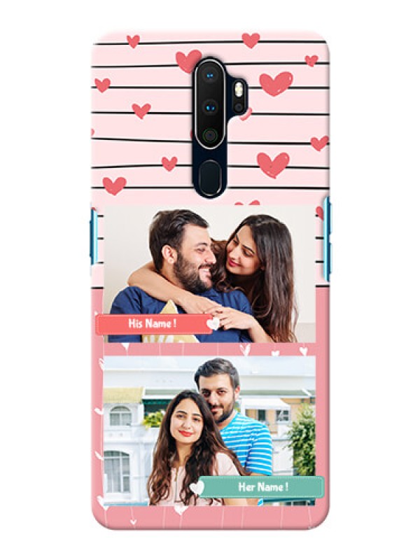 Custom Oppo A5 2020 custom mobile covers: Photo with Heart Design