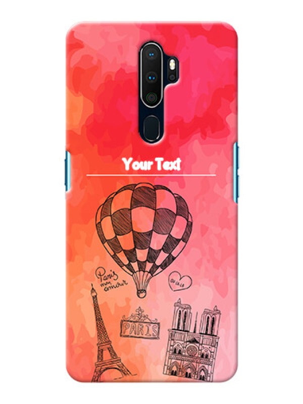 Custom Oppo A5 2020 Personalized Mobile Covers: Paris Theme Design