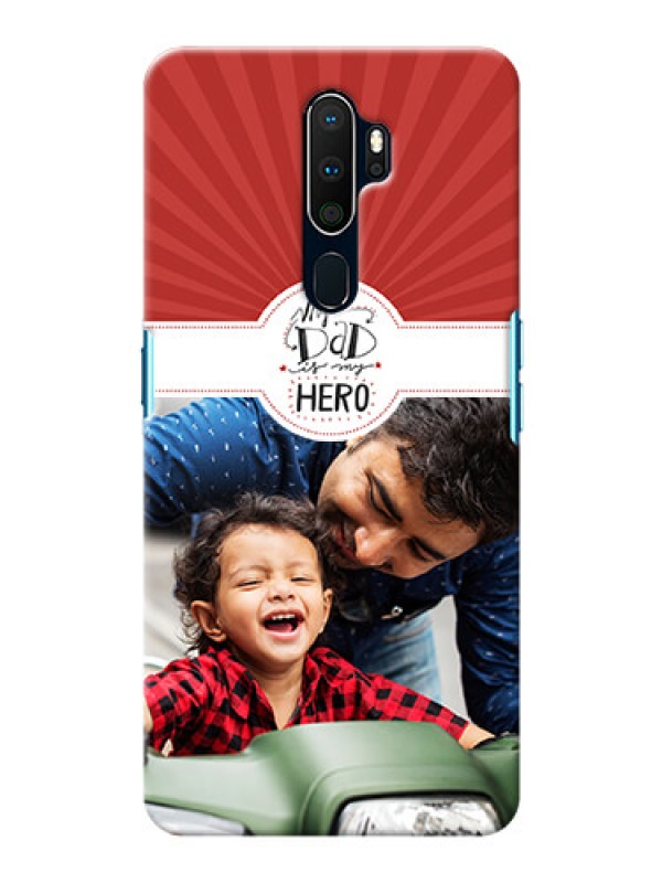 Custom Oppo A5 2020 custom mobile phone cases: My Dad Hero Design