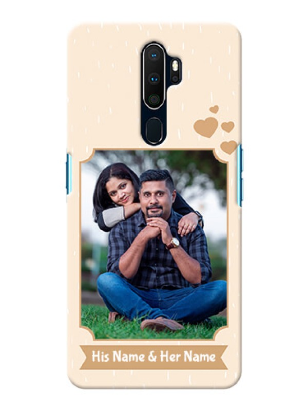 Custom Oppo A5 2020 mobile phone cases with confetti love design 