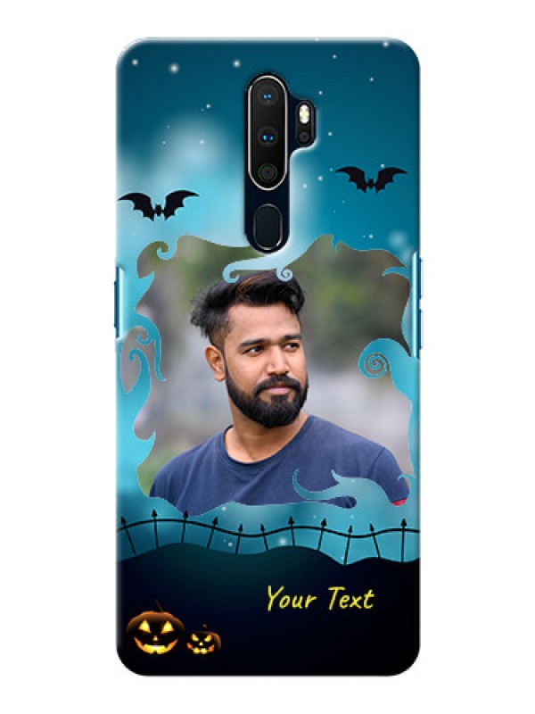 Custom Oppo A5 2020 Personalised Phone Cases: Halloween frame design